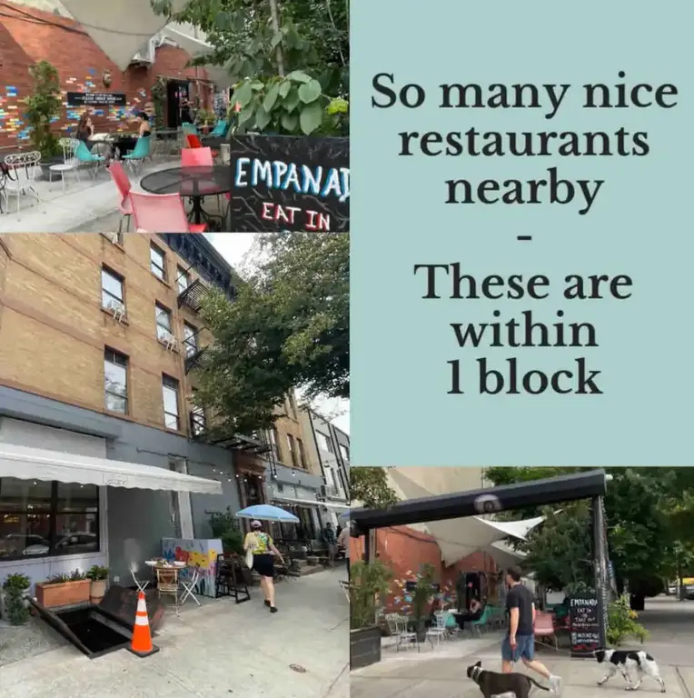 So many nearby great places to eat, we cannot list them all! 