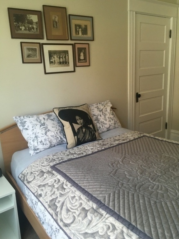 one of three bedrooms