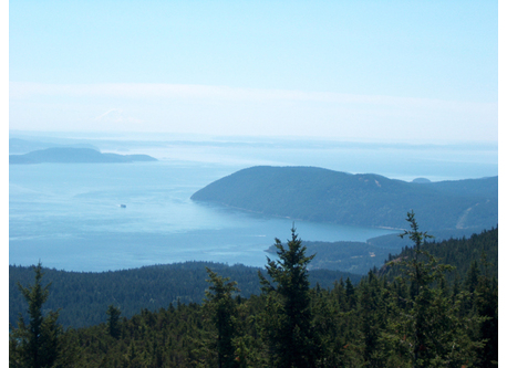 View from Mt. Constitution, Orcas Island