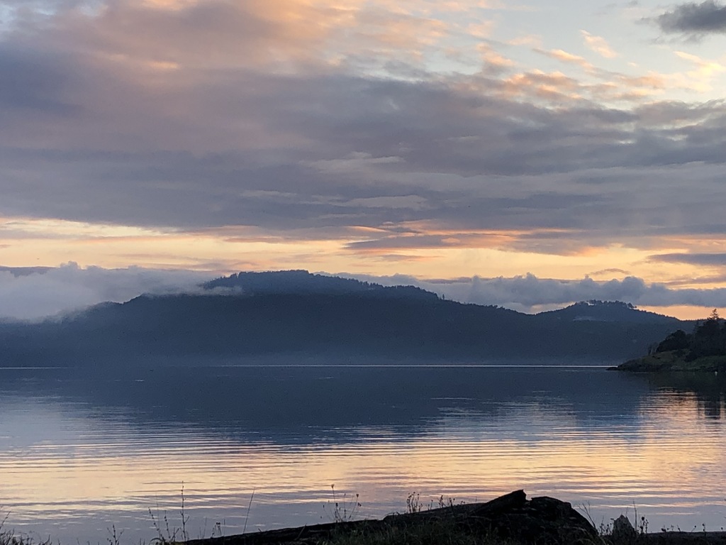 Winter view on East Sound 