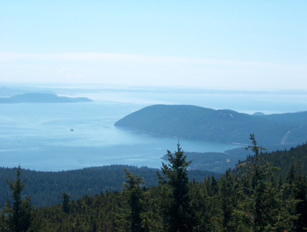 View from Mt. Constitution, Orcas Island