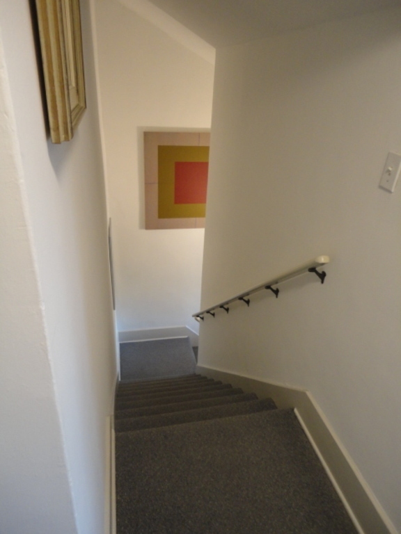 This is the stairs going down to the main floor