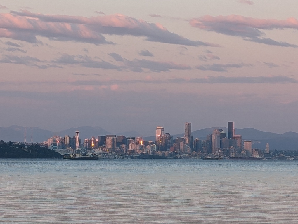 View of Seattle from Bainbridge Island