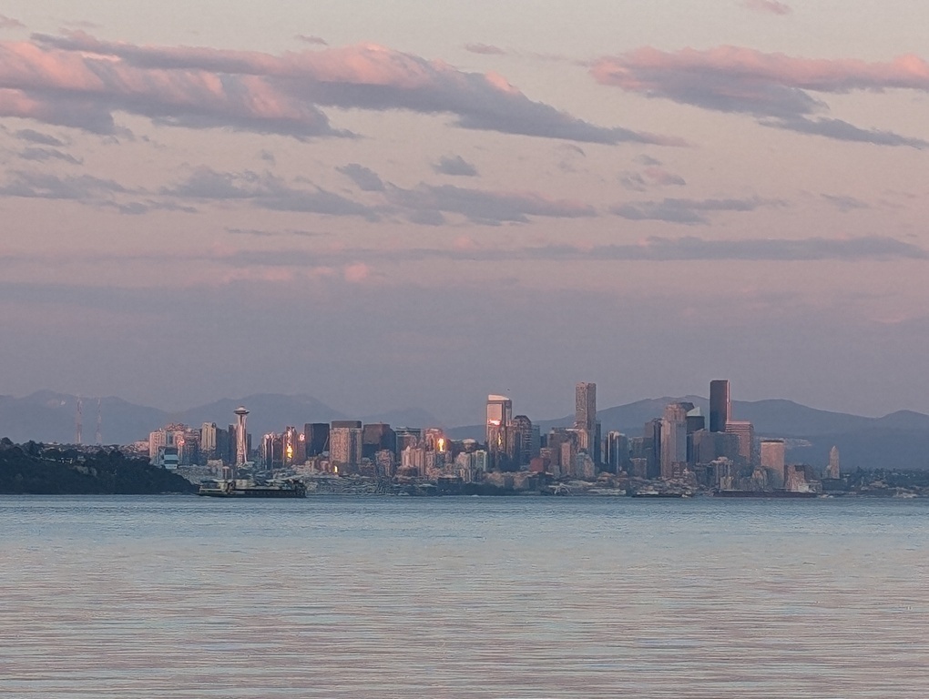 View of Seattle from Bainbridge Island