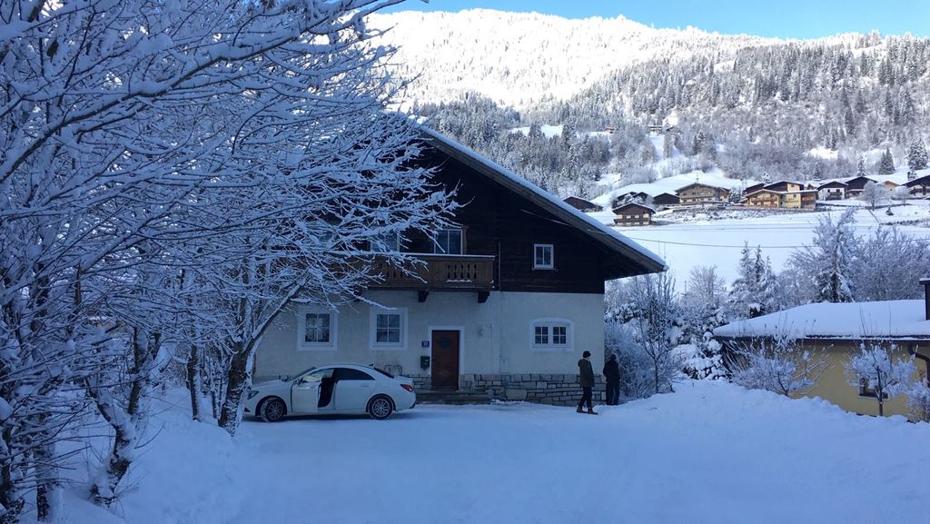 the garden front of our house in Gastein