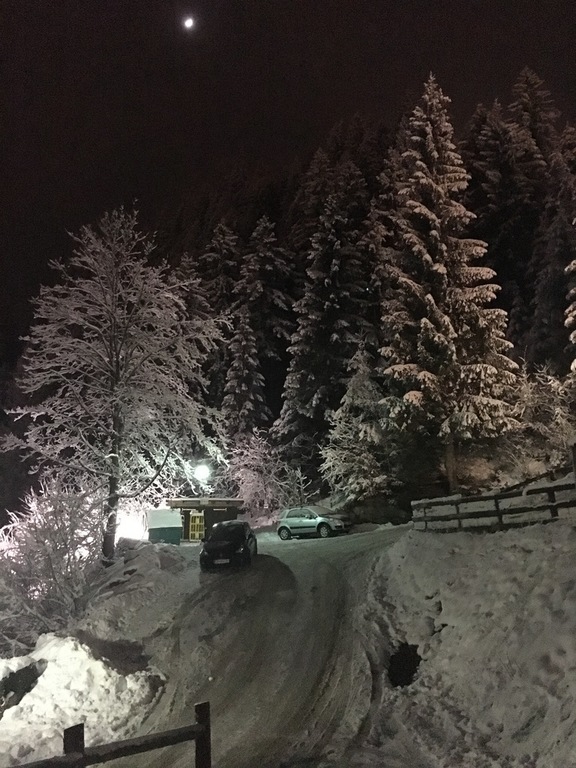 Here we sledged down