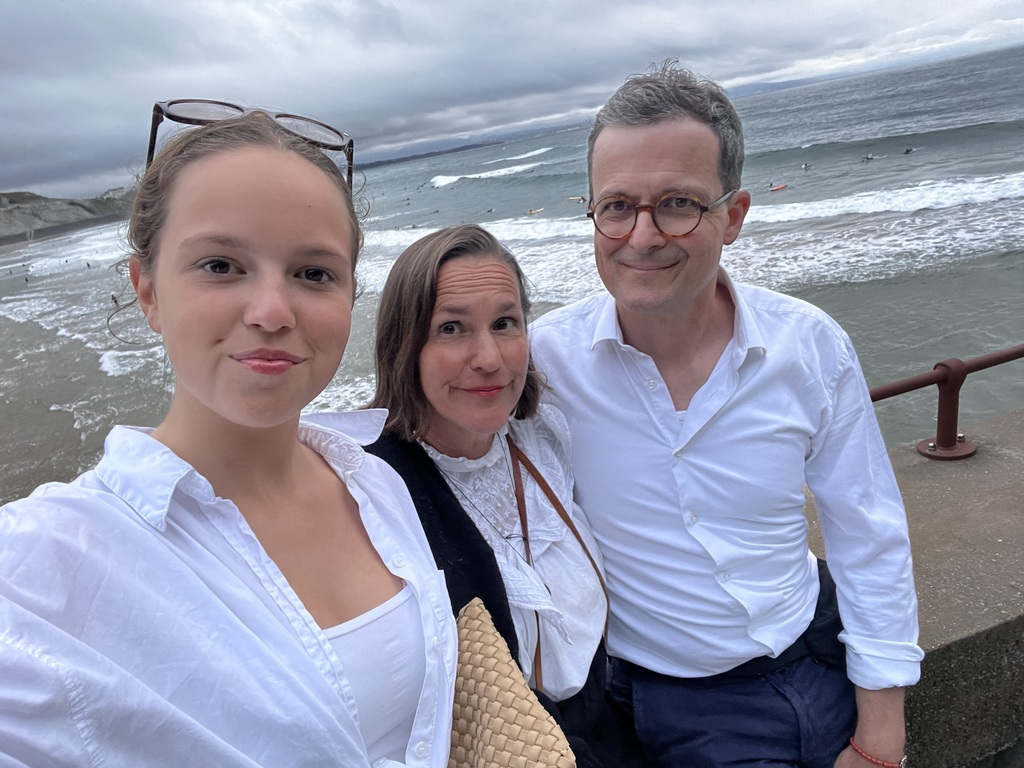 In Zumaia and Biarritz, summer 2024