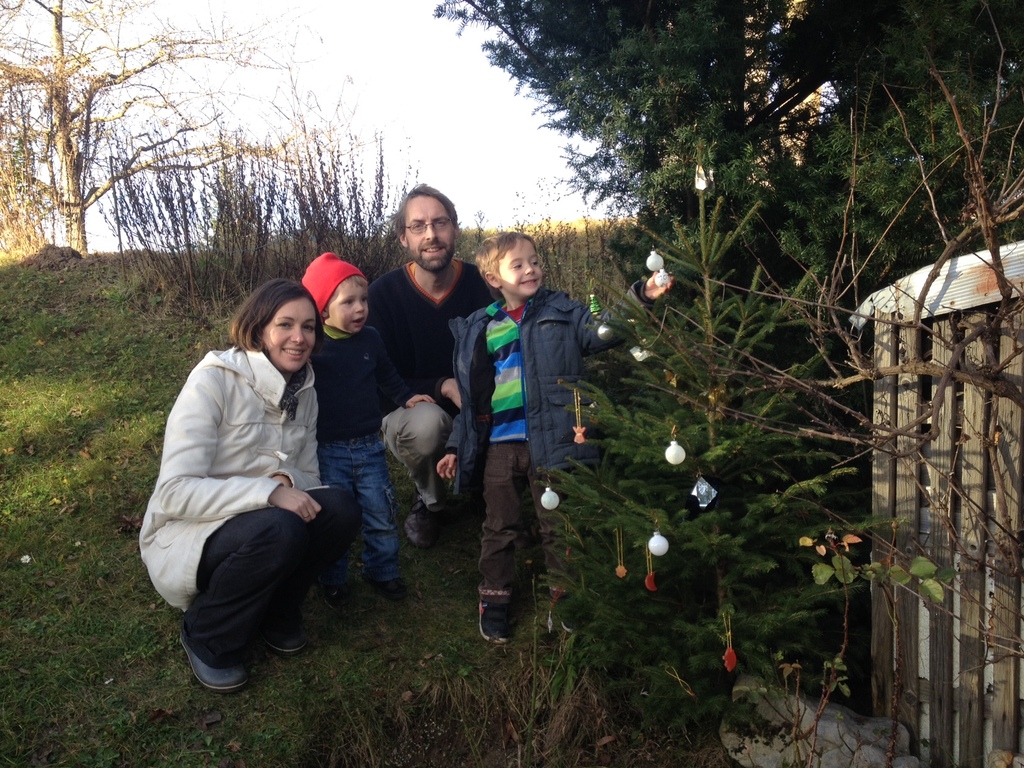 Our family at Christmas a few years ago