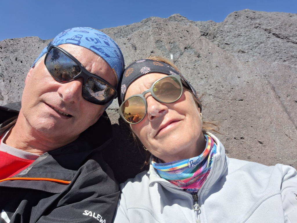 Franz and Edith on trekking tour