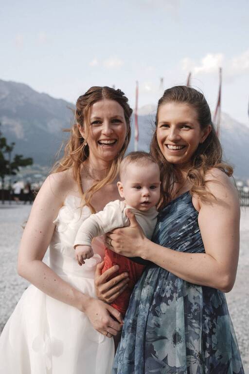 Our daughters and grandchild