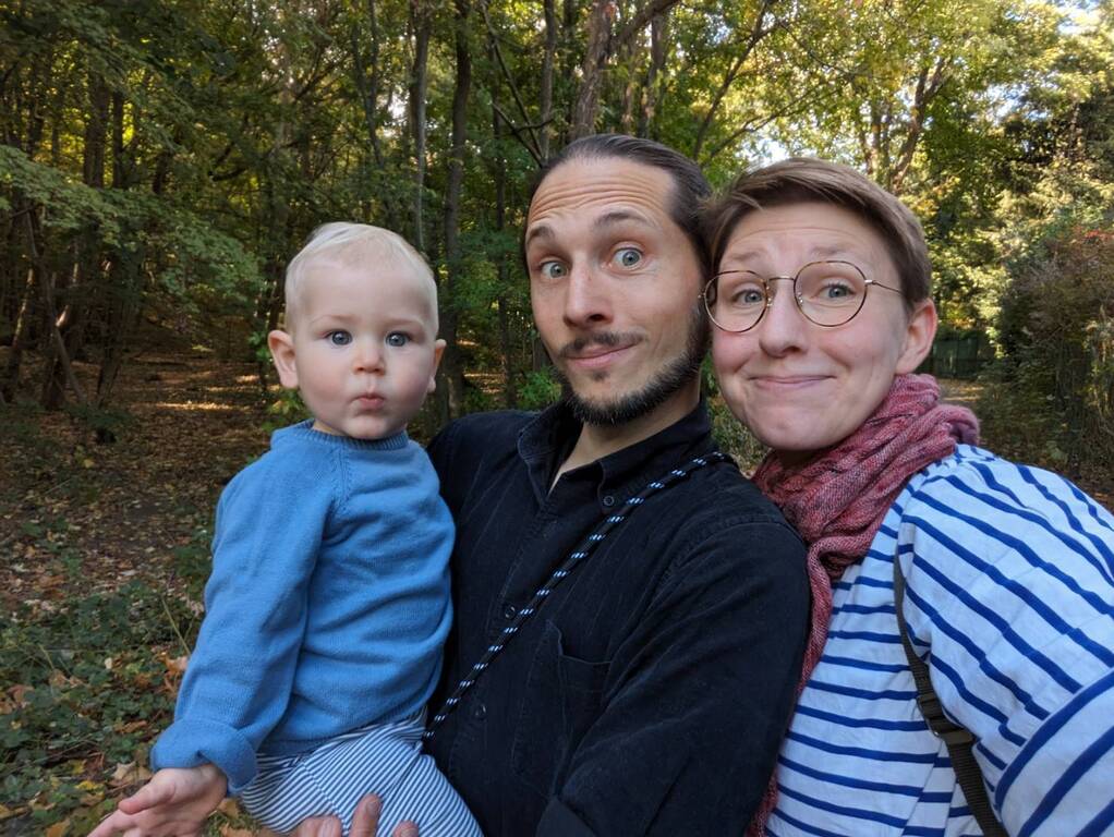 Hiking in the woods (in the west of Vienna)