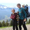 Ursula, Georg, Samuel and Marian hiking in Tyrol