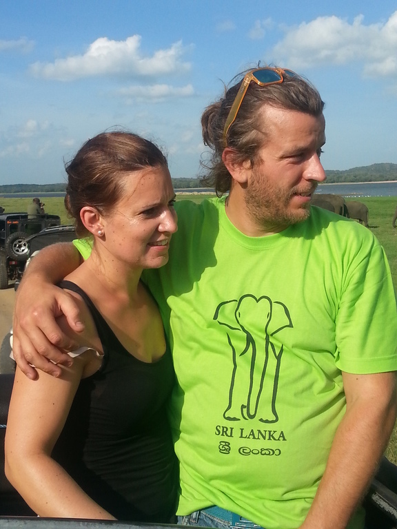 Linda and Tom in Sri Lanka
