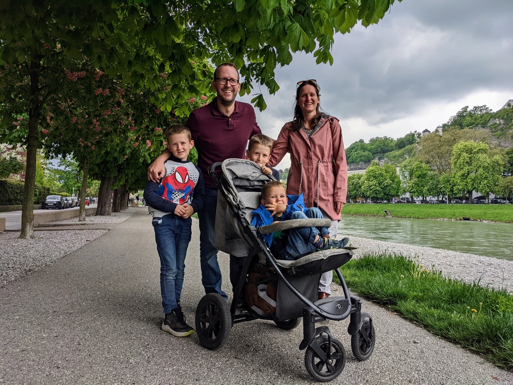our family in Salzburg