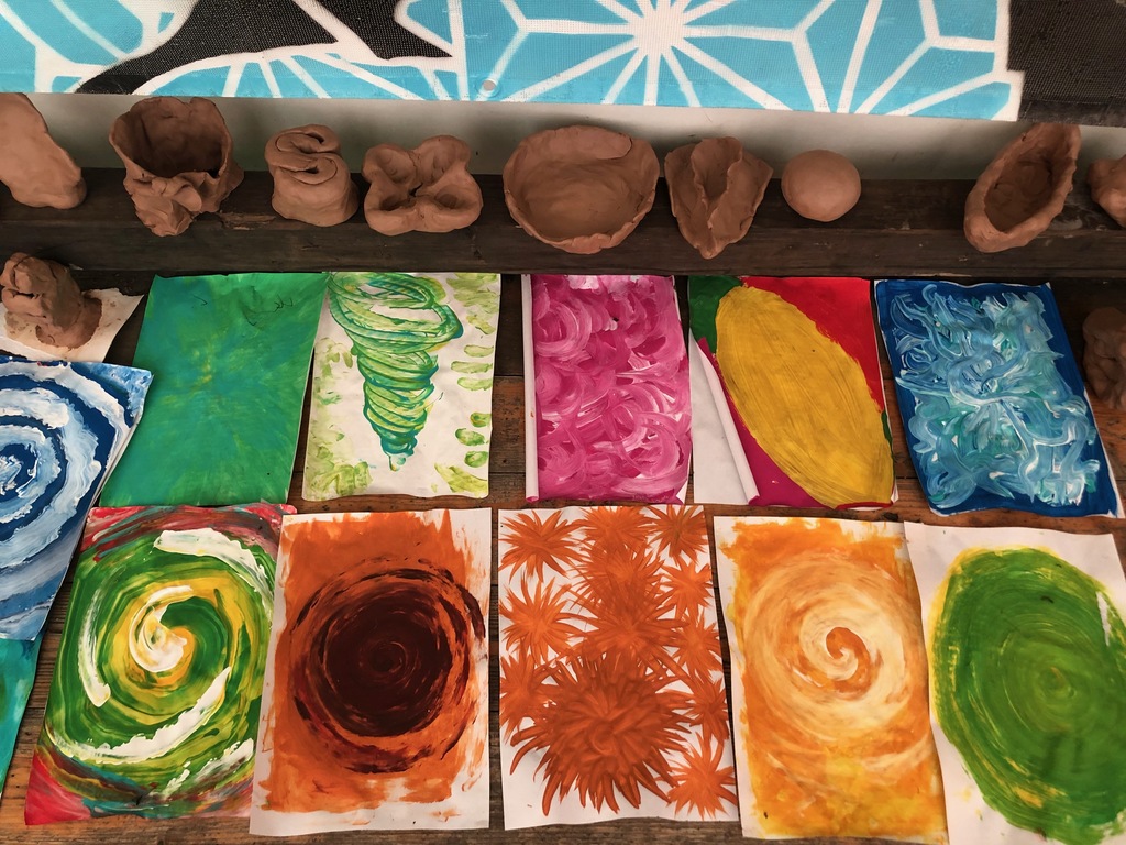 Art created in one of our therapie workshops