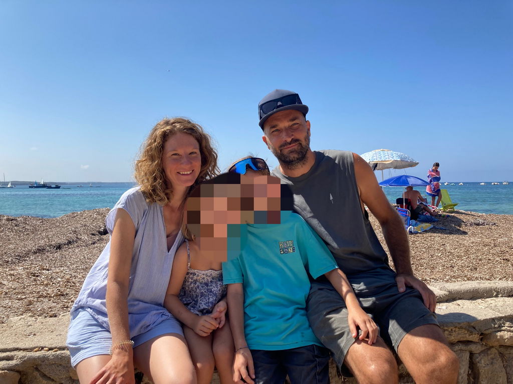 Das sind wir bei unserem letzten Sommerurlaub in Sardinien