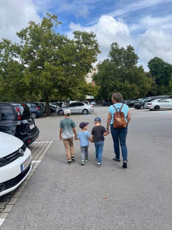 Shopping mit 3 wunderbaren Enkelboys
