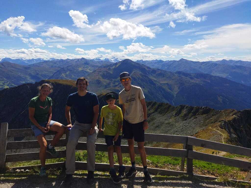 We, on a close by mountain you could reach by car, mountain lift and 1h hike.