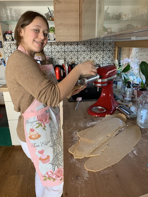 Kochen und backen miteinander in unserer traumküche