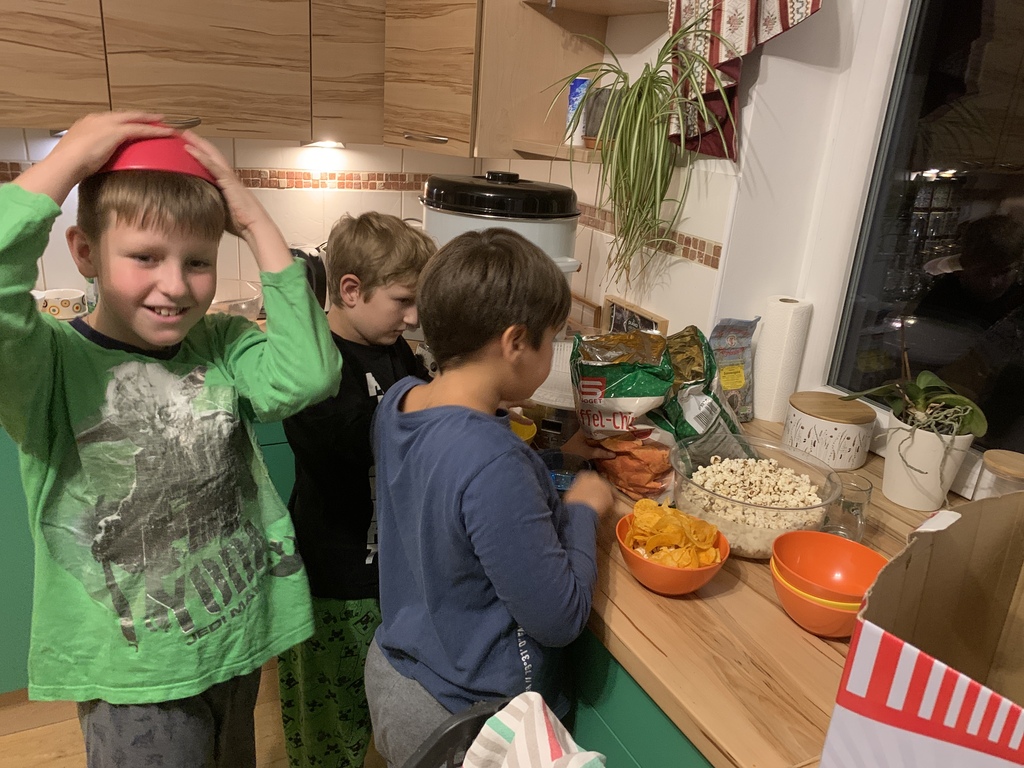 Pop corn Party zuhause