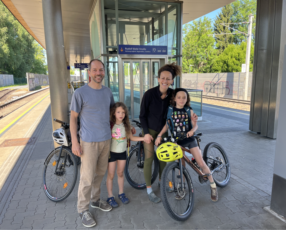 Bike and train. A great combination.