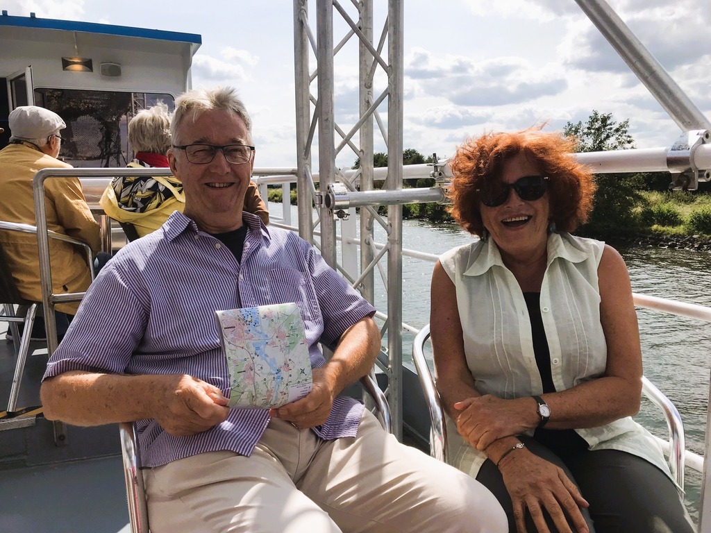 Ian & Cathy sharing a laugh.