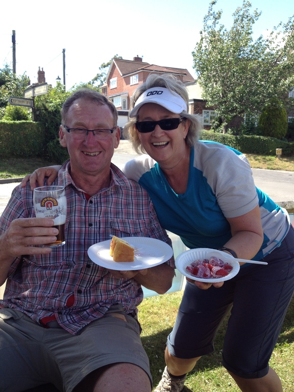 After a long day's walk on the Coast to Coast in the UK