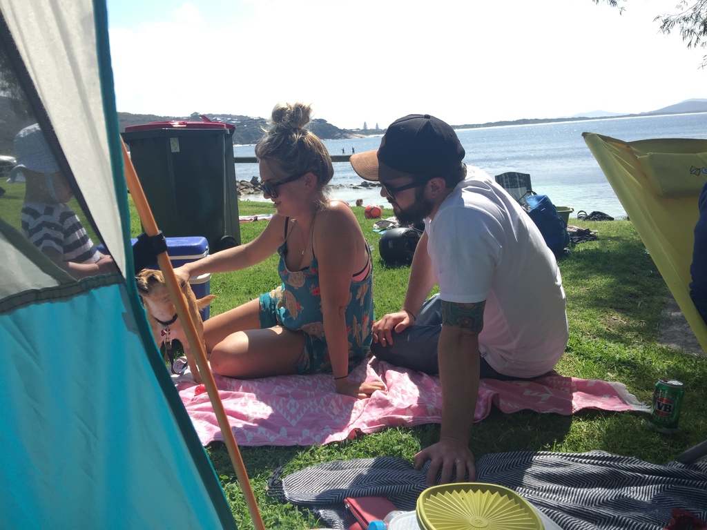 family fun at another beach location nearby.