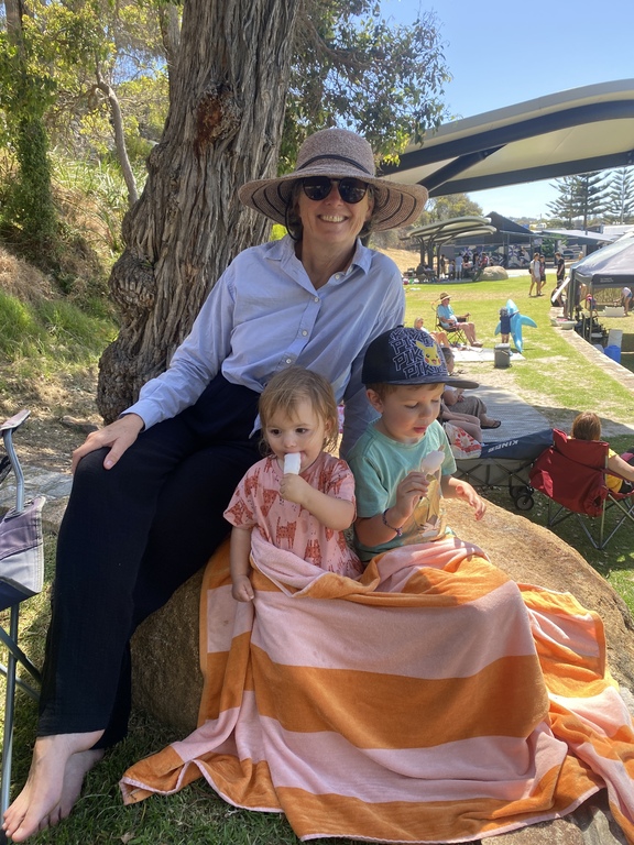 Me with my grandchildren