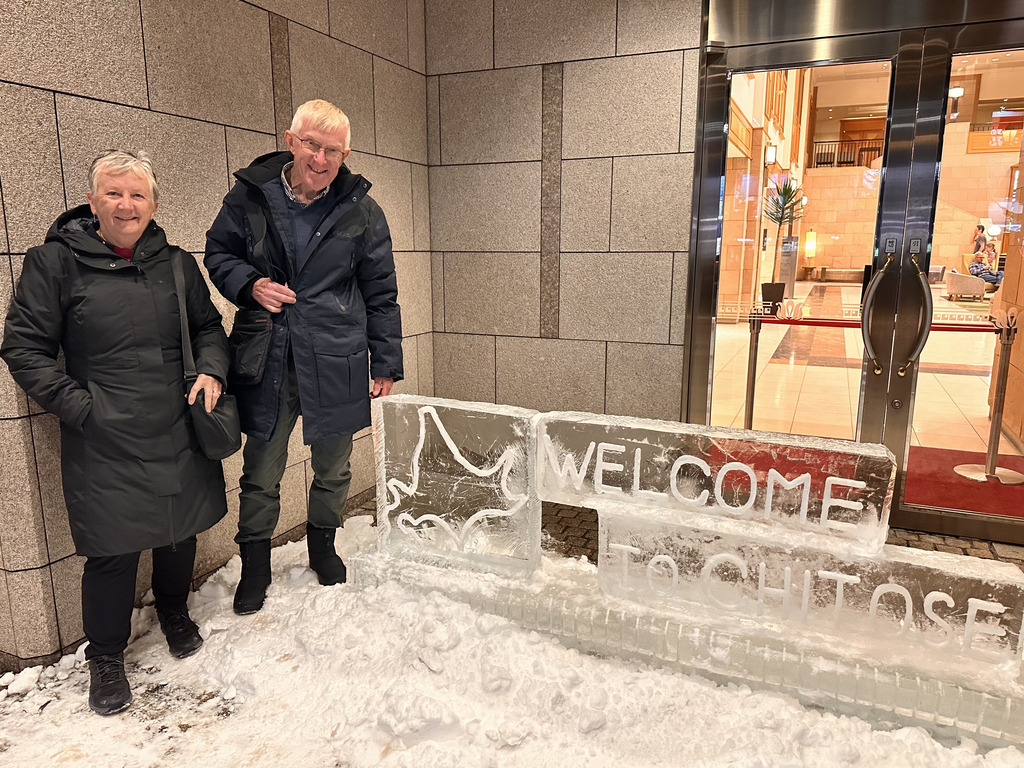 My husband and I on a recent trip to Japan.