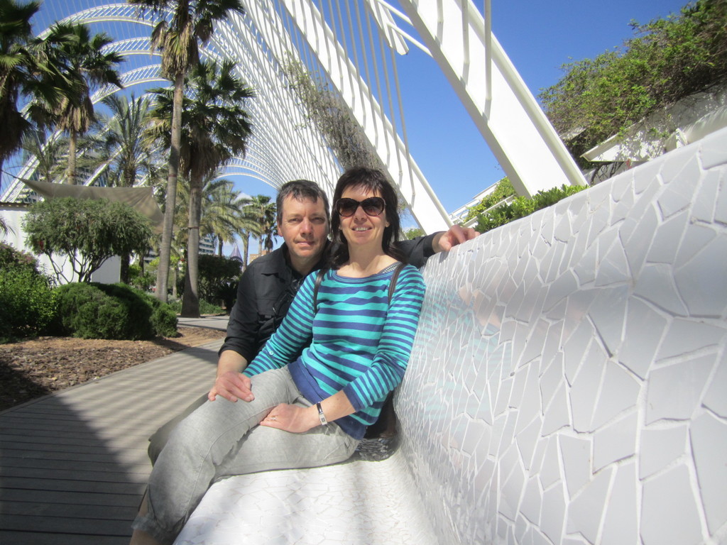 Marie and Jean-Luc in Valencia, our second home