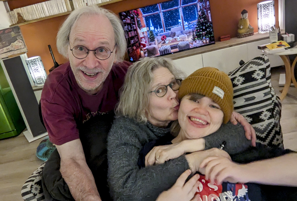 Thierry, Michèle and our daughter Shan