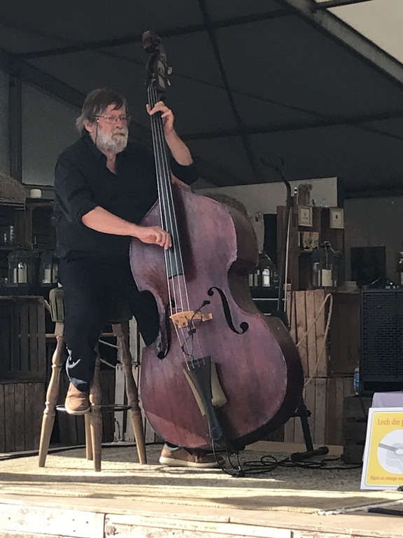 Marc is playing double-bass 