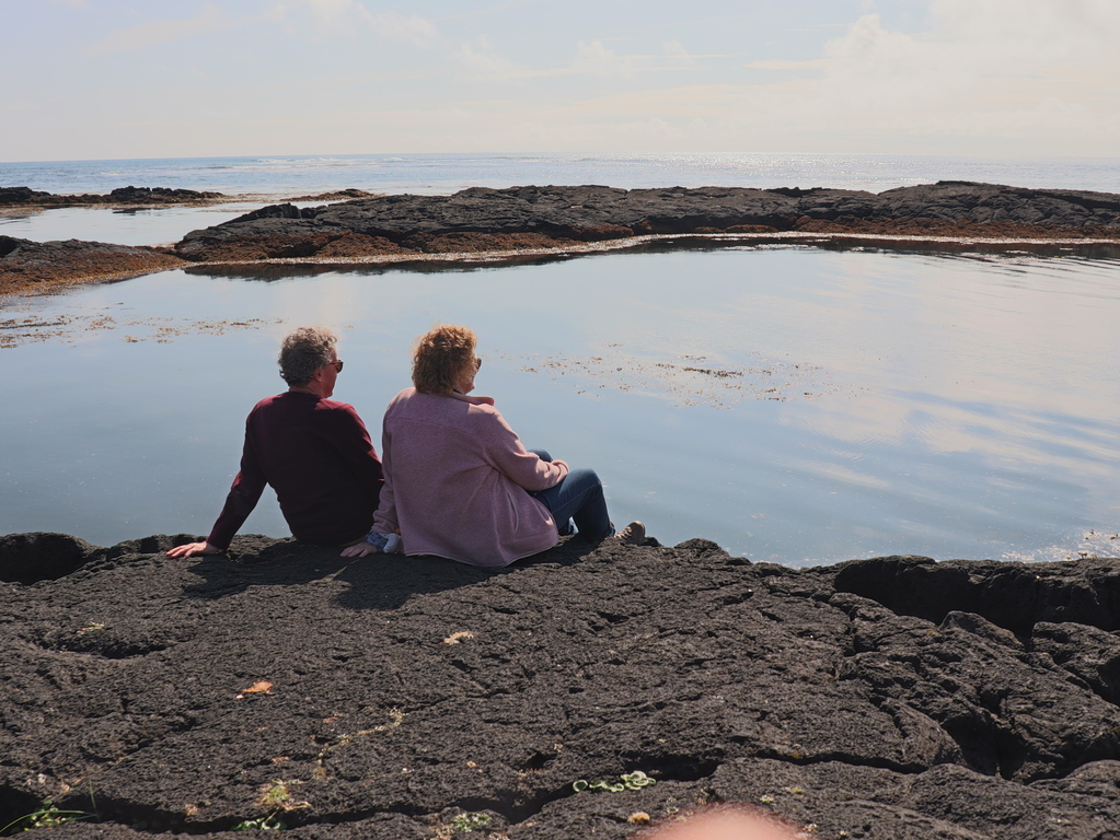 Jan and Lut, enjoying Iceland