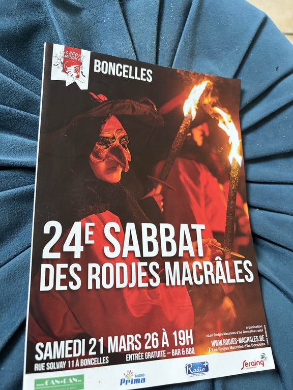 Very local folklore in our village with the burning of the witch after winter.