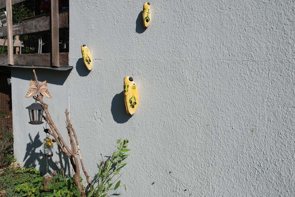 Kitchen outside wall