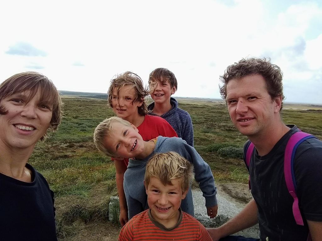 Our family during home exchange in Denmark, Summer 2018