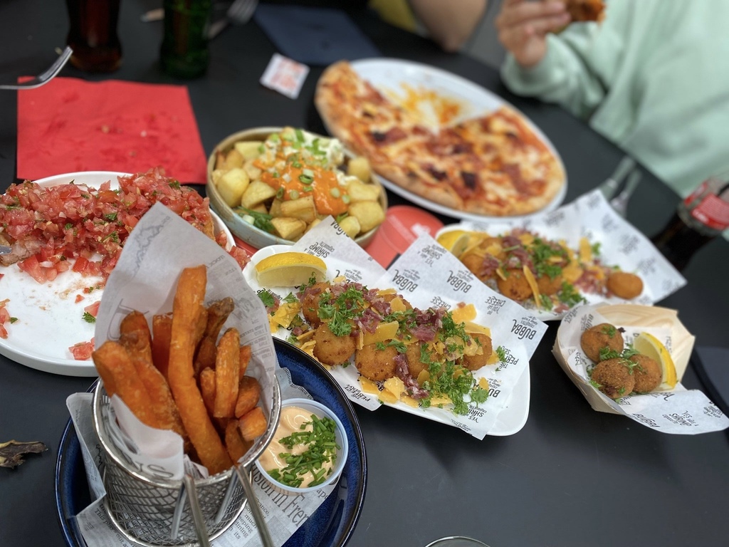 This is dinner at The Vleeshalle