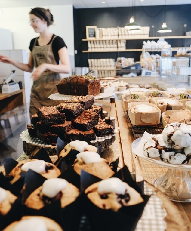 Niki’s bakery, just around the corner