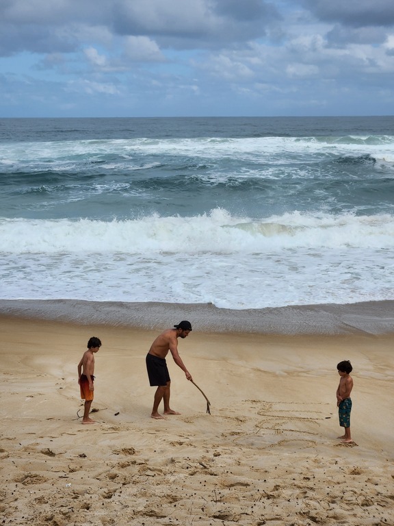 Praia, sol e amor