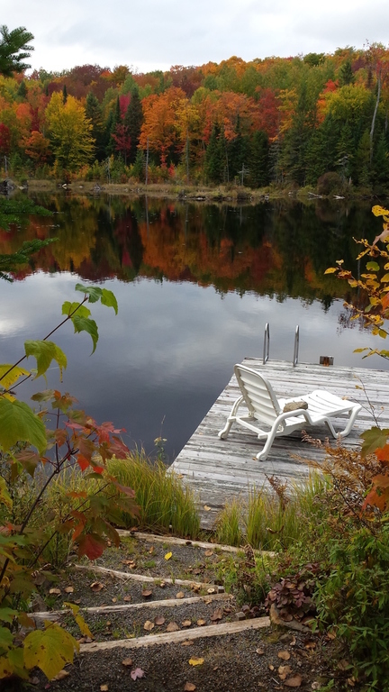 Notre quai à l'automne