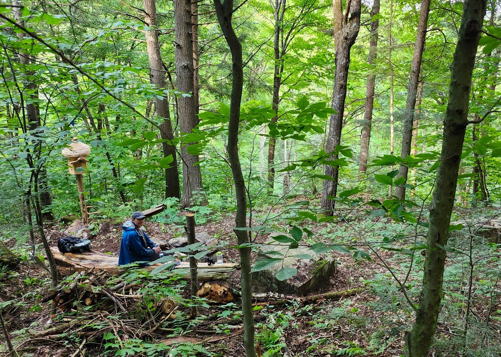 La cabane Russe, sentier de la falaise