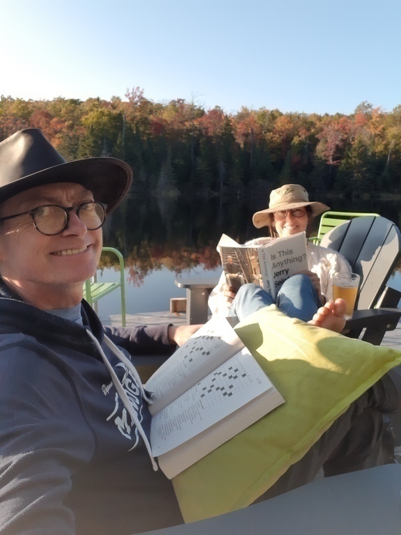 Sur notre quai privé. Quiétude, tranquilité et bonheur assuré!