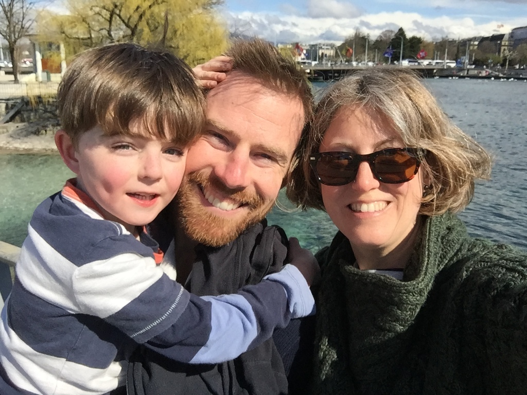 Toby, Aaron and Kirstin - Lake Geneva, Switzerland