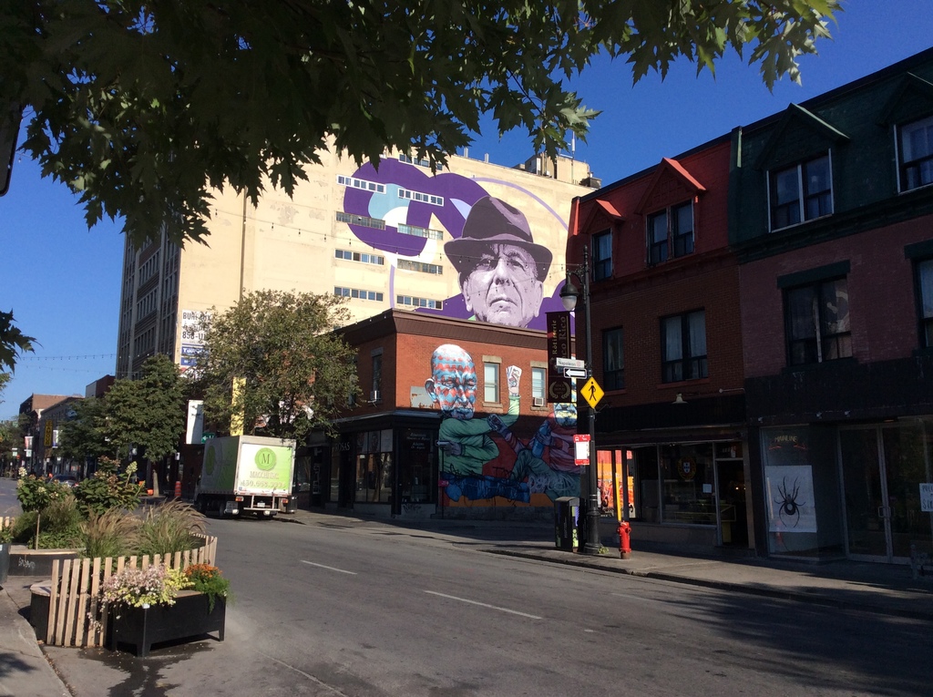 Leonard Cohen à Montréal et la rue St-Laurent