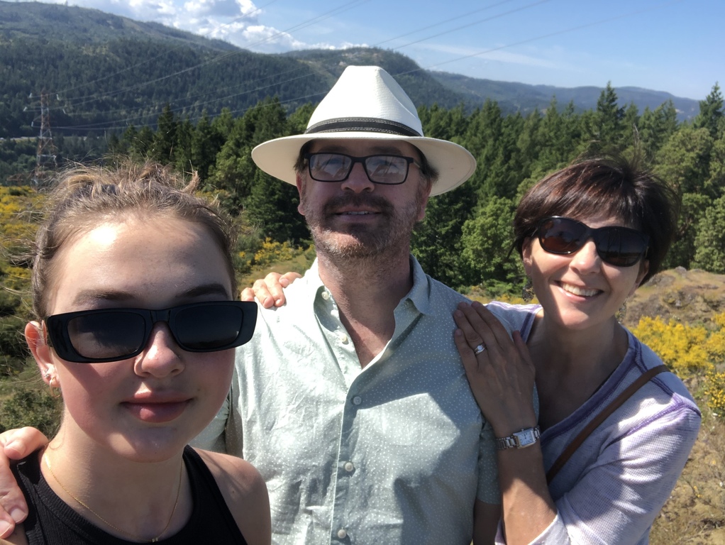 Our family - Naia, David and Susan