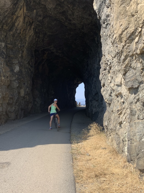 a great biking trail, half an hour away