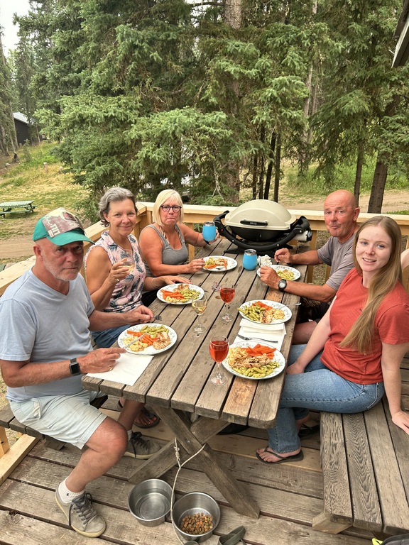 Family and friends at Watch Lake