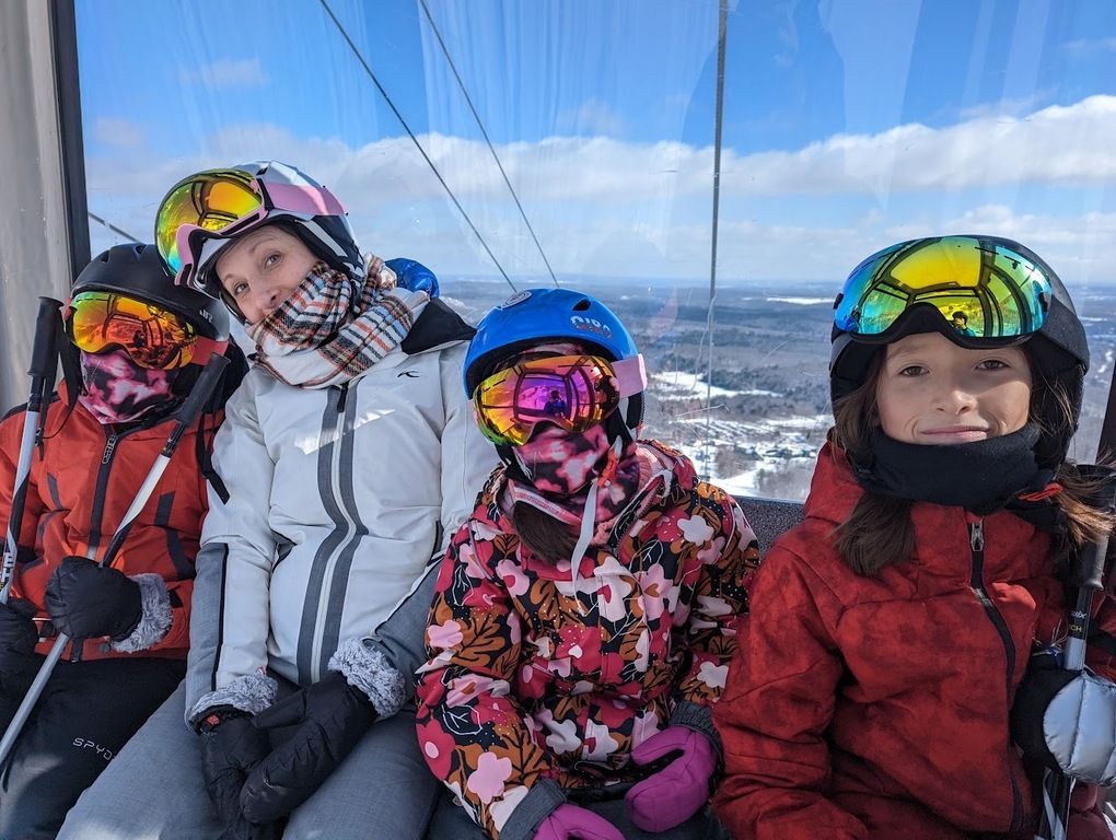 Skiing every winter weekends