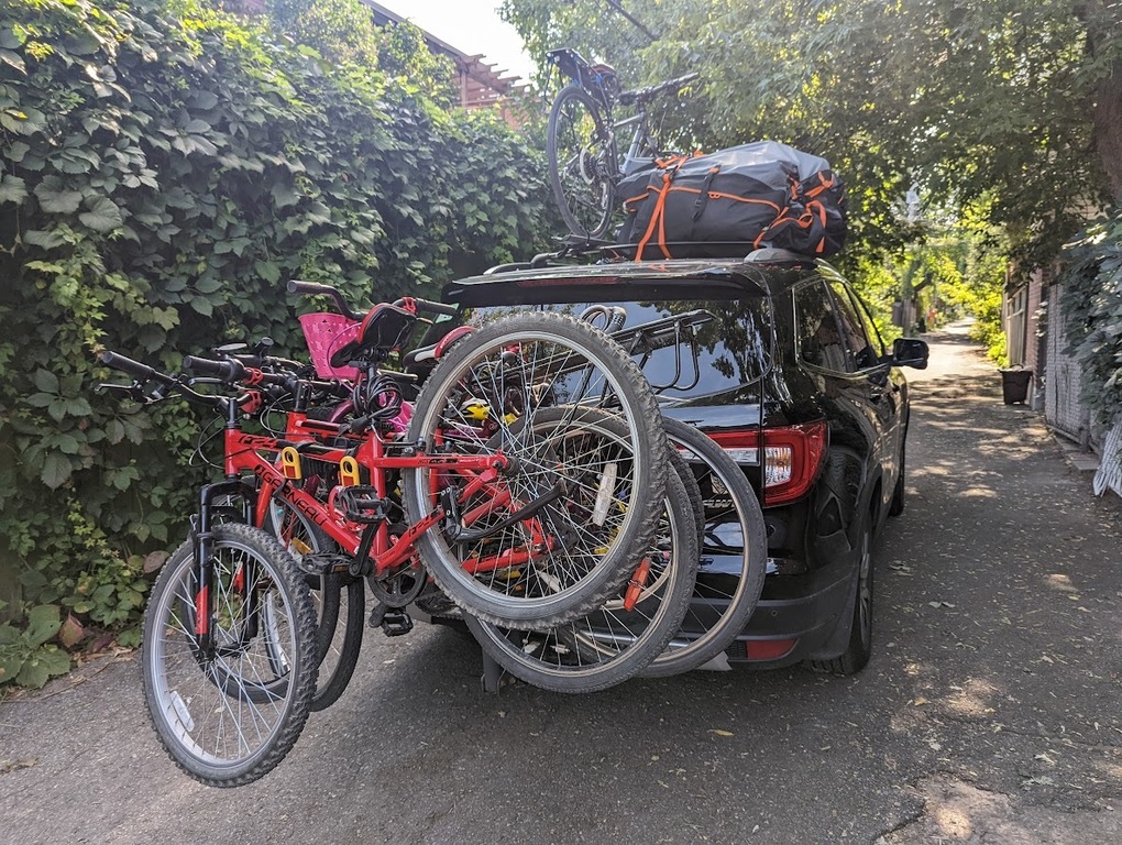 Honda Pilot is ready for our summer road trip